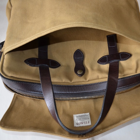 Filson Signature Rugged Twill Briefcase - Picture 3 of 11